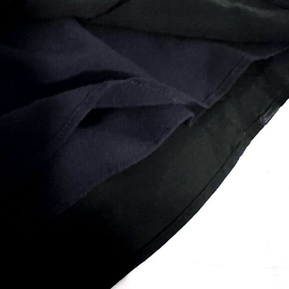 Theory Rima Charm Black Pleated Midi Skirt Bow Silk Viscose Party Workwear Sz 10 - Picture 7 of 12